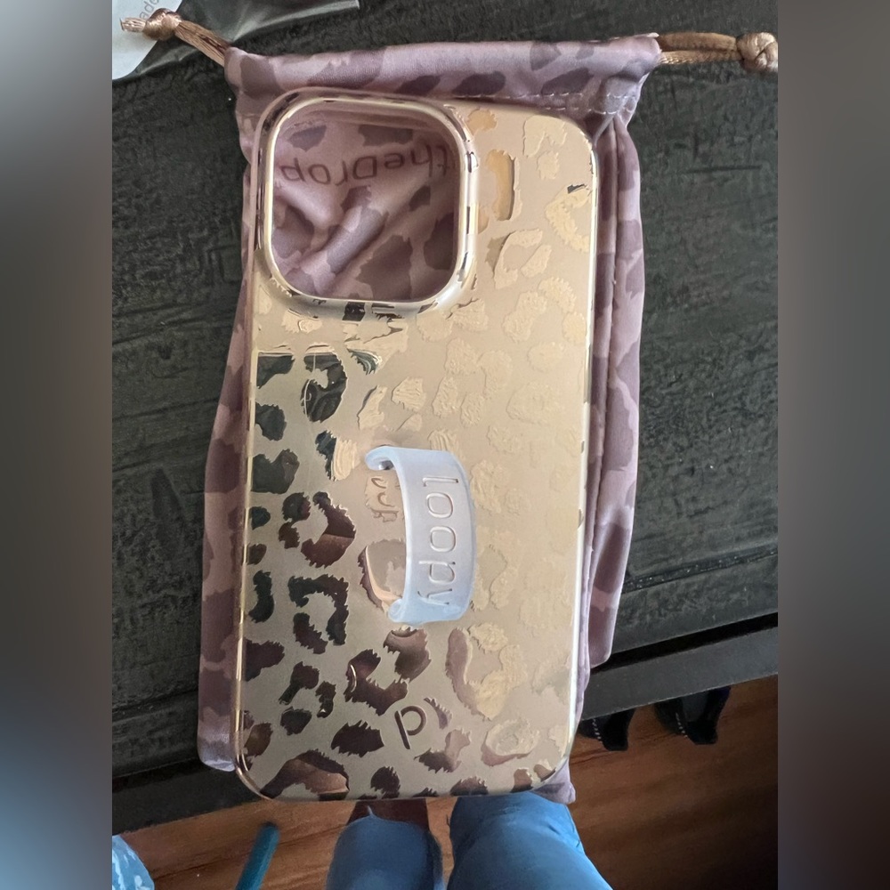 Loopy Gold leopard case iphone 13 pro